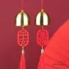 Sinos de Cobre Sino de Vento Sino de Natal Decoração Pendente Decoração de Feriado DIY Sino Pequeno de Metal Sino de Porta Chaveiro
