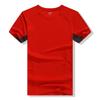 Inserir cor alta qualidade secagem rápida roupas impressão personalizada logo manga curta gola redonda verão maratona fitness treinador corrida Camiseta