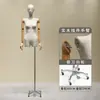 Novo manequim feminino estilo coreano, suporte de bambu para vitrine de loja de roupas