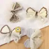 Novo Estilo Coreano Doce Infantil Café Claro Renda Pérola Borboleta Coração de Menina Acessórios de Cabelo Roupas Bolsas Acessórios Atacado