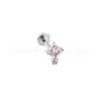 Novo Modelo F-136 Liga de Titânio Zircônia Cúbica Brincos, Piercings de Lábio, Piercings de Cartilagem da Orelha, Titânio G23 Simples Versátil Joias de Piercing