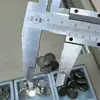 Botón de presión metálico con forma de M de trébol de cuatro hojas para gabardinas, chaquetas, abrigos de mezclilla, broche de presión de aleación, accesorio de botón de tres piezas
