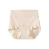 Calcinha Feminina de Algodão Puro Cintura Alta Outono/Inverno Tamanho Plus Size Sem Costura Forro de Cânhamo Controle de Barriga Levanta Bumbum Antibacteriana Respirável Desodorante Tanga