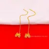 Pendientes Vintage con Borla de Mariposa Hueca Chapados en Oro 2026 Nueva Moda Elegantes de Lujo Ligero Pendientes al por Mayor