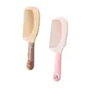 Peine Recto Lindo para Mujeres, Adecuado para Cabello Largo, Uso en Casa, Lindo para Estudiantes y Chicas Jóvenes, Peine Recto de Plástico para Coletas