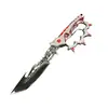 Modelo de Pistola de Juguete Periférico de Skin de Cuchillo Delta, Modelo Mar Negro Polaris, Colgante de Exoesqueleto Lobo Rojo, No Afilado