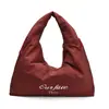 Bolsa Tote Perezosa Estilo Coreano para Mujer Verano 2025 Simple Cuadros Letra Clase Viaje Hombro Axila Bolso de Moda