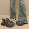 Tênis Dad Shoes Retro de Solado Grosso para Mulheres, Novo Modelo Primavera 2026, Que Aumenta a Altura, Afina os Pés, Malha Respirável, Tênis Esportivo Casual