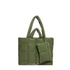 Bolso Nuevo Modelo 2026, Textura de Alta Calidad, Bolso Acolchado Vintage Versátil para Mujer, Bolso de Hombro de Algodón de Gran Capacidad para Mujer