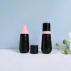 Em Estoque 60ml Frasco Cônico Preto para Mousse e Espuma Frasco Espumante de PET Frasco Dispensador Portátil para Espuma de Limpeza Facial
