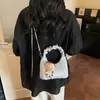 Bolso de Hombro Único de Diseño de Nicho para Mujer, Nuevo Bolso Cruzado Versátil con Cadena 2026, Bolso Coreano con Diseño de Bolita Plegada
