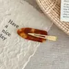 Estilo Maillard! Presilha de Cabelo Exclusiva de Acetato! Presilha de Maquiagem de Alta Qualidade, Presilha de Cabelo de Celebridade da Internet, Presilha de Cabelo, Presilha Lateral da Moda