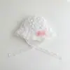 Sombrero de Verano Qiunan para Niños, Sombrero de Pescador Delgado de Encaje para Niñas, Sombrero de Palacio para Bebés, Sombrero de Sol con Protección Solar para Niñas y Bebés