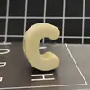 [Personalizado] Charms de Sapato com Letras 3D Fosco Fivelas de Sapato Acessórios Flor de Sapato Mayday Pulseira Acessórios DIY Letras