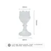 Portavelas de Cristal con Flores Elegantes Personalizado Transfronterizo Fiesta de Cumpleaños Decoración del Hogar Portavelas Decorativo de Ambiente Portavelas