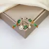 Broche Transfronterizo Nuevo de Alta Gama Lazo Insecto Flor Femenino Anti-Exposición Fijo Ropa Versátil Corsage