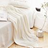 Manta nórdica de lana con borlas, manta de color sólido, manta para sofá, manta tejida, manta para cama, manta para aire acondicionado, manta de cachemira para oficina