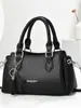 Bolsa de Mão Bolsa 2025 Nova Moda Bolsa de Ombro Transversal Prática Multicamadas Grande Capacidade Bolsa de Mãe Tendência Comércio Exterior
