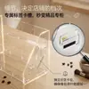 Estante de exhibición de té de escritorio acrílico multicapa para tiendas de transmisión en vivo, estante de almacenamiento con compartimentos para té en bolsitas