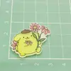 Hoja Acrílica Hada de las Flores Sanrio Pompompurin Clip para el Cabello DIY Accesorios para el Cabello Pegatinas Imanes para Refrigerador Broche Joyería Accesorios