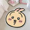 Alfombra Linda de Expresión de Dibujos Animados para Dormitorio, Junto a la Cama, Alfombra Linda, Cachemira Engrosada, Felpudo, Alfombra para Piso de Sofá de Sala de Estar