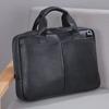 Maletín Ma Lun de gran capacidad de piel auténtica para hombre, con capa superior horizontal de piel de vaca, para ordenador, bolso de mano de negocios