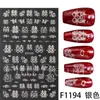 FULL BEAUTY Novos Adesivos de Unha Artística Transfronteiriços no Estilo Desejo Puro, Estampa de Leopardo Multicolorida, Estampa de Leopardo Vintage com Adesivos de Unha com Folha de Ouro