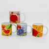 Caneca Cerâmica Gravada 12oz Caneca Cerâmica Reta Caneca de Água Criativa Caneca de Leite Caneca de Café Atacado