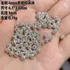 S925 Plata Lisa Cuentas Ojo de Gato Fábrica Venta al por Mayor Joyería Cuentas Espaciadoras Hielo Triturado Accesorios Joyería DIY Cuentas de Plata Lisa
