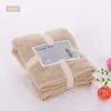 10A Toalha de Coral Fleece Antibacteriana Pacote de Cartão Absorvente Espessada Classe A Adulto Criança Secagem de Cabelo Toalha Doméstica Atacado