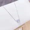 Colgante de Collar de Cintura Pequeña con Circonita Microincrustada para Mujer, Estilo Coreano y Japonés, Cadena para Clavícula de Cuentas de la Fortuna Dongdaemun, Venta al por Mayor desde el Fabricante, Estilo Coreano y Japonés