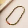 Pulsera Doble de Sándalo Verde DIY Estilo Mazu Cuentas de Oración de 0.6 mm para Puestos, Zonas Turísticas, Templos, Barata al por Mayor del Fabricante