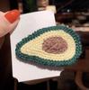 Horquilla trenzada de frutas para niños, linda horquilla de animales de dibujos animados, pinza para el cabello para niñas de Internet, accesorios para el cabello, pinza lateral