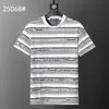 Camiseta de manga curta de alta qualidade, transfronteiriça, corretamente etiquetada, nova, da moda, para o verão, solta, jacquard, comércio exterior europeu e americano