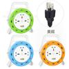 Enchufe de carrete móvil estándar británico estándar europeo con USB carrete transfronterizo cable de extensión exterior carrete de cable de 10M suministro