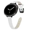 Adequado para pulseira de couro nova do Samsung Watch 8/9, pulseira de relógio de couro de cauda pontiaguda universal para Watch 8 Classic