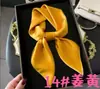 Diadema Elegante Sencilla para Mujer con Decoración para Camisa Bufanda Profesional Color Sólido Satén de Seda Artificial Gasa Bufanda Cuadrada de 70cm
