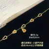 Pulsera de Calabaza de Moda Nueva de Xiaohongshu, Nuevo Estilo Chino de Lujo Ligero con un Toque de Alta Gama, Joyería Versátil Exquisita Vintage