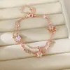 Pulseira retrátil de zircônia em formato de cabaça, pulseira de luxo discreto de nicho de alta qualidade, joias de moda personalizadas requintadas e estilosas para atacado