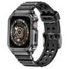 Adequado para Apple Watch S10/7/6/Ultra Caixa Pequena Quadrada de Aço Cinco Moedas Pulseira Integrada 41/44/45/49mm