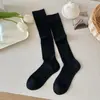 Novas Meias Femininas Cano Médio Tudo-em-Um, Meias Finas de Seda para Primavera e Verão, Meias Femininas Versáteis de Cor Sólida no Meio da Panturrilha Atacado