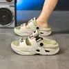 Sandálias Slip-On Infantis para Meninos e Meninas, Sandálias Casuais para Homens e Mulheres, Sapatos Esportivos de Praia de Uso Duplo para Casais