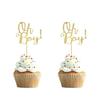 Amazon Um Decoração de Bolo de Aniversário Topper Ohbaby Decorações de Confeitaria Bandeira Inserção Sinal Estilização de Festa