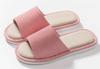 Pantuflas de Lino 2024 Nuevos Zapatos de Tela de Algodón Simples para Hombre Verano Hogar Interior Oficina Cuatro Estaciones para Mujer