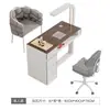 Mesa y Silla para Uñas Oferta Especial Económica Individual/Doble Multifuncional Lujo Ligero Estilo Retro Simple Estilo Crema Mesa para Uñas