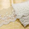 Acessórios de Renda com Laço Exquisite para Vestidos de Casamento, Bordado em Renda, Largura 8,5 cm