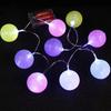 Luzes coloridas de LED fio de algodão bola estrela cordão de luz bateria macaron Rede vermelha estilo ins coração de menina decoração de barraca