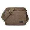 Moda Lona Masculina Bag Multi-função Shoulder Bag Masculino Casual Bag Grande Capacidade Crossbody Bag Multi-compartimento Satchel
