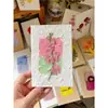 Flores reales flores prensadas tarjetas de felicitación de flores prensadas con tema de bosque, tarjetas de votos, tarjetas, regalos florales, marcapáginas, tarjetas de presentación, tarjetas de invitación y artículos decorativos
