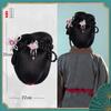 Peluca Hanfu de una pieza para mujer, estilo antiguo de estudio, bolsa para el cabello, peluca de uso diario, moño, estilo antiguo, disfraz, cojín, bolsa para el cabello para mujer